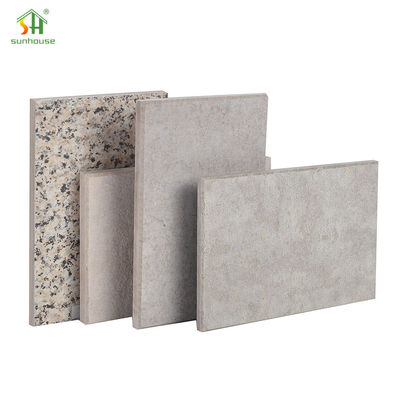 Painel de cimento resistente à umidade, uso de decoração exterior interior para uso em aplicações de construção civil