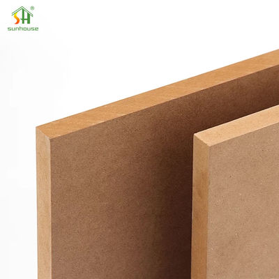 Fire Resistant Melamine MDF Board 1/2 Inch Thick For Interior Furniture Decoration