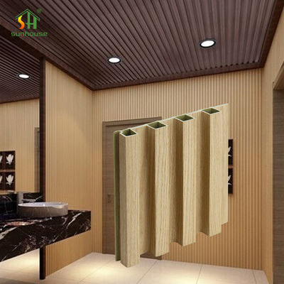 New Design Bamboo WPC Wall Panel Moisture-Proof Fire Retardant Waterproof Eco-Friendly Customized Color and Sizes for Indoor Outdoor Use