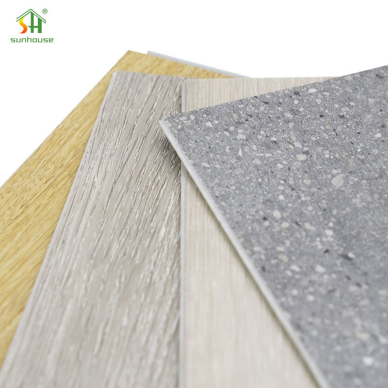 Luxury Vinyl SPC Click Flooring / SPC Rigid Core Luxury Vinyl Flooring For Office