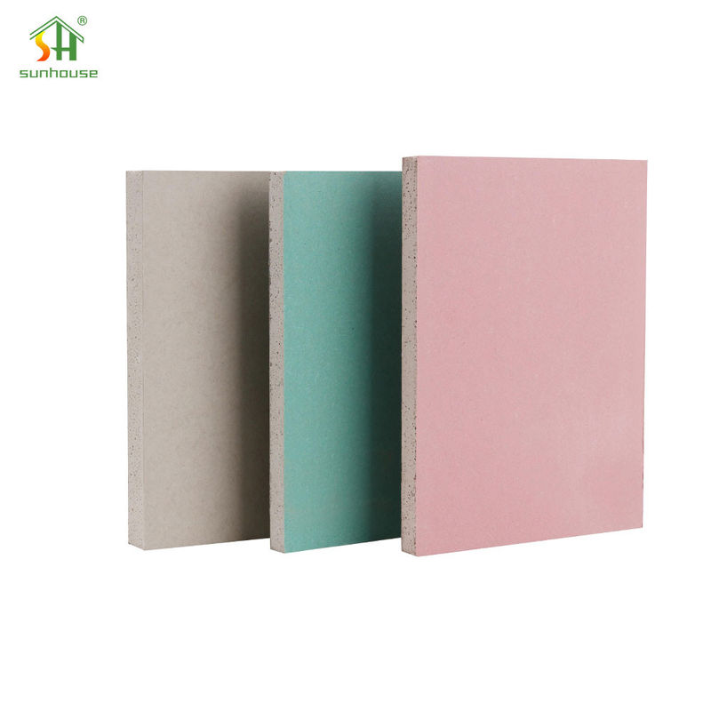 Fire Resistant Gypsum Board , Gypsum Plasterboard Sheets For Commercial Partition Walls
