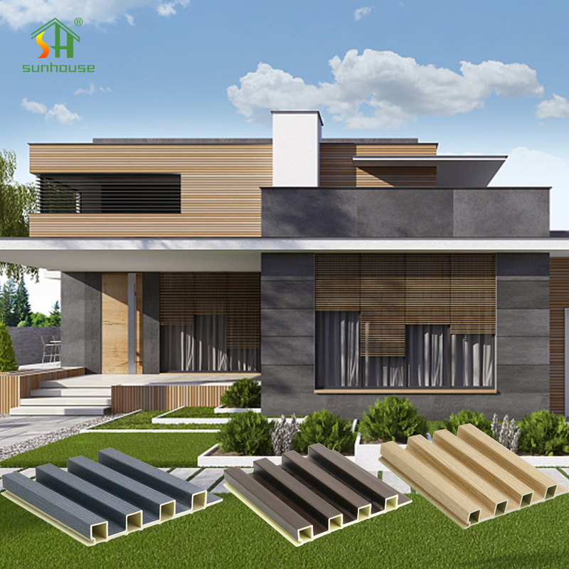 Fire Retardant WPC Wall Panel with 30 Years Indoor Service Life and 100% Recycled Material