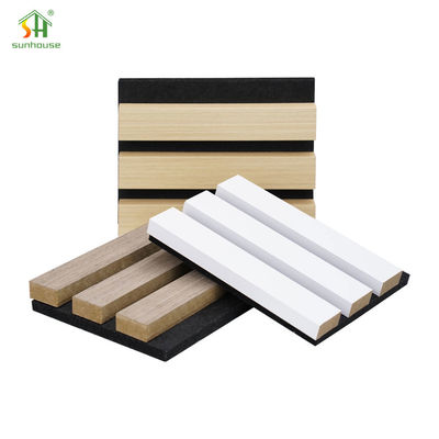 Bom preço. Painel de parede acústico interior Quadrado Painéis de parede insonorizados decorativos 20mm 25mm on-line