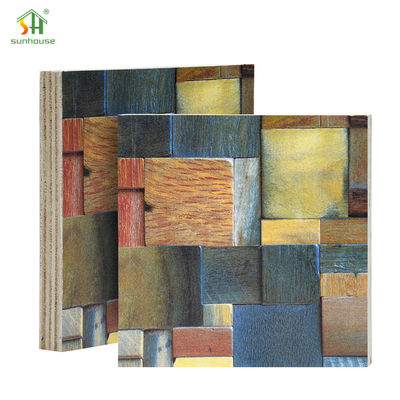 Eucalyptus 18mm Plano de madeira compensada Resistente a cupins 9mm 2440x1220mm