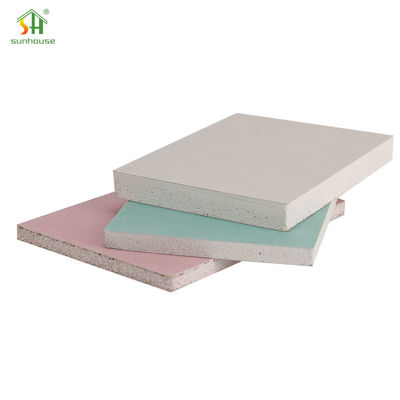 Tabela de gesso de gesso ecológico leve 12 mm Tabela de gesso de parede seca