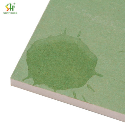 9mm Placa de gesso resistente à umidade Painéis acústicos de gesso leve certificado ISO