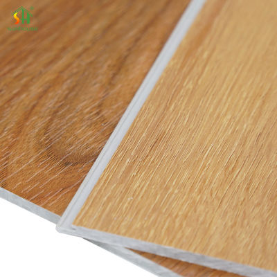 Tábua de piso com núcleo rígido à prova d'água SPC Click para uso de decoração interior e exterior
