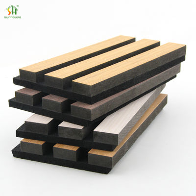 Bom preço. Placa de painel de parede acrílica MDF acústico para uso de decoração interior e exterior on-line