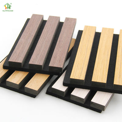 Bom preço. Placa de painel de parede acrílica MDF acústico para uso de decoração interior e exterior on-line