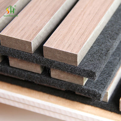 Bom preço. Placa de painel de parede acrílica MDF acústico para uso de decoração interior e exterior on-line