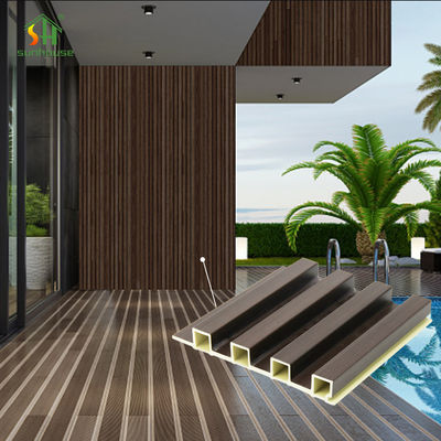 Bom preço. Painel de parede WPC reciclado retardante de fogo para decoração de parede de escritório de hotel on-line