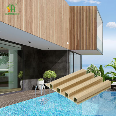 Bom preço. Painel de parede WPC reciclado retardador de fogo para revestimento residencial comercial on-line