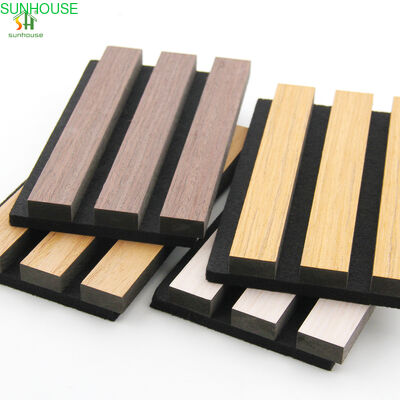 Bom preço. Placa de painel de parede acústica moderna acústica para uso de decoração interior e exterior on-line
