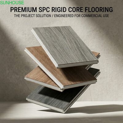 Bom preço. Grão de madeira Click Lock Núcleo rígido SPC Click Flooring Plank para uso de decoração interior e exterior on-line